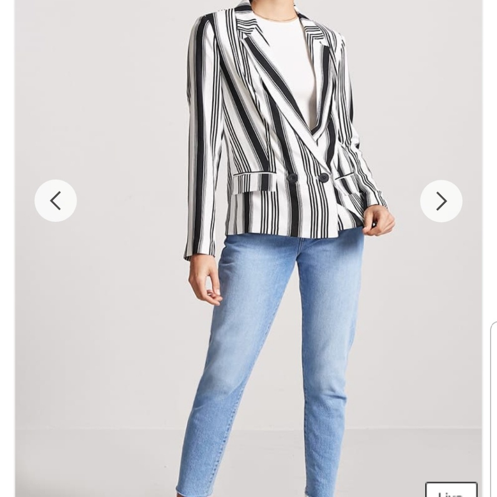 NWT Striped Vintage Inspired Blazer